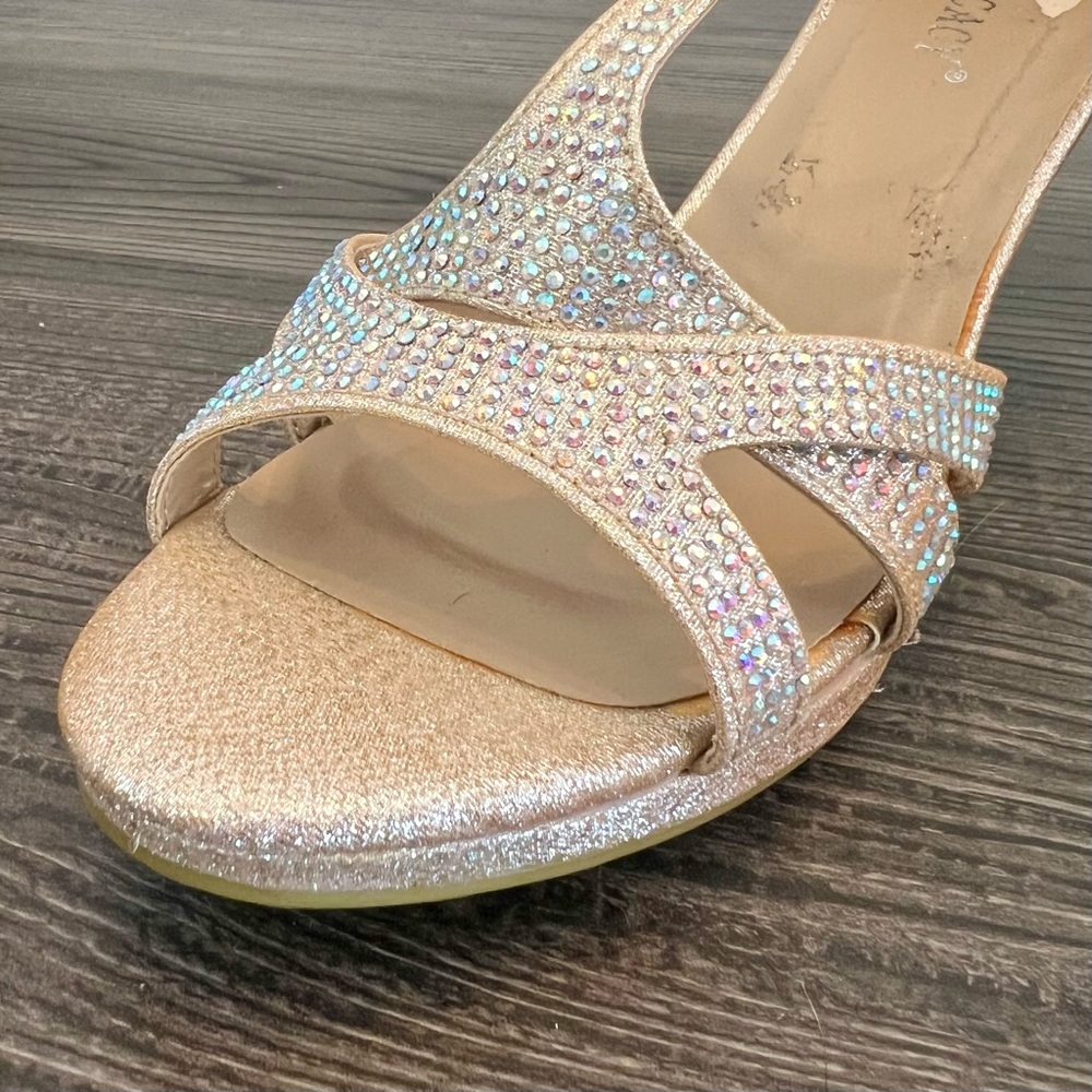 Shimmering Champagne Women's Heels
